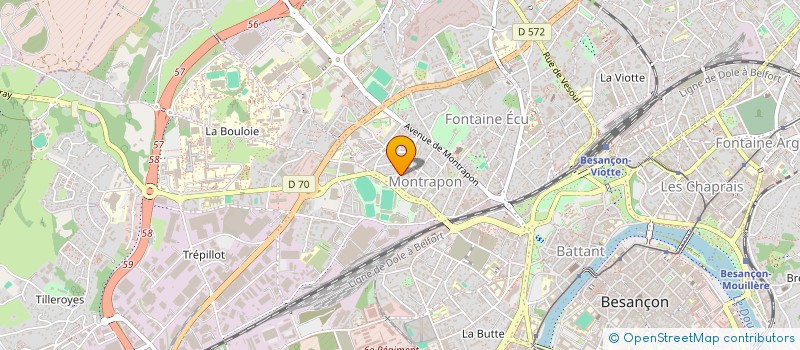 localisation de l'entreprise MONSIEUR CAMILLE PHILIPPE  BESANCON