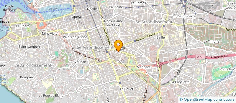 localisation de l'entreprise MONSIEUR CAMILLE PIERRE PAUL TAILLANDIER  MARSEILLE