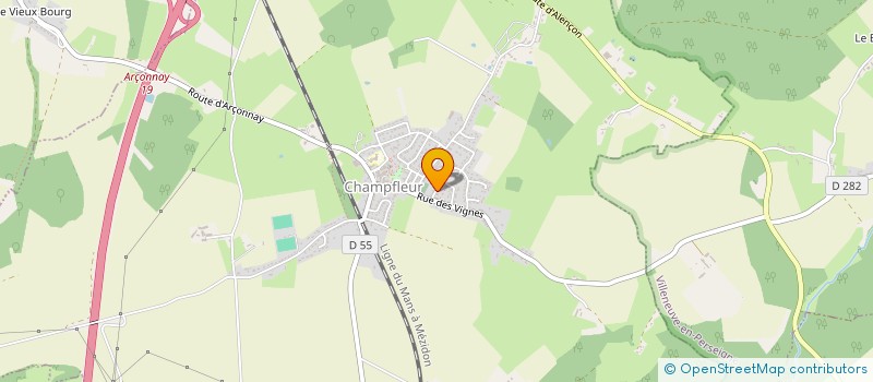localisation de l'entreprise MONSIEUR CAMILLE PIERROT  CHAMPFLEUR