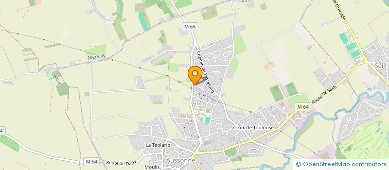 localisation de l'entreprise MONSIEUR CAMILLE PIOMBO  AUSSONNE