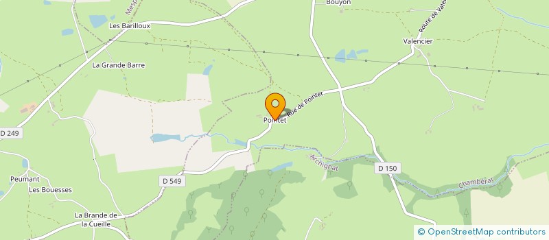 localisation de l'entreprise MONSIEUR CAMILLE PIZON  CHAMBERAT