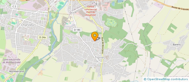 localisation de l'entreprise MONSIEUR CAMILLE PLANTIER  TIGNIEU-JAMEYZIEU