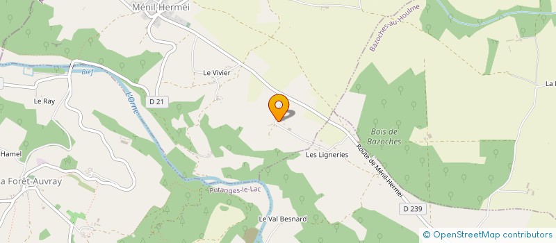localisation de l'entreprise MONSIEUR CAMILLE POIRIER à MENIL-HERMEI