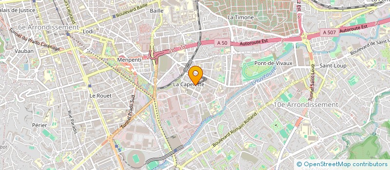 localisation de l'entreprise MONSIEUR CAMILLE POIRIER  MARSEILLE