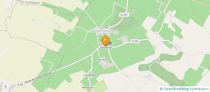 localisation de l'entreprise MONSIEUR CAMILLE PORTEAU  SAINTE-LHEURINE