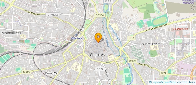 localisation de l'entreprise MONSIEUR CAMILLE POUPAT à CHARTRES