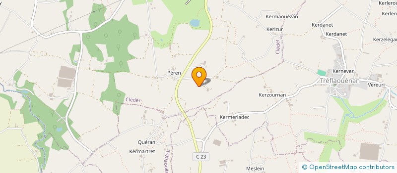 localisation de l'entreprise MONSIEUR CAMILLE PRIGENT  CLEDER