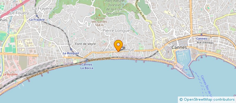 localisation de l'entreprise MONSIEUR CAMILLE PRONOST à CANNES