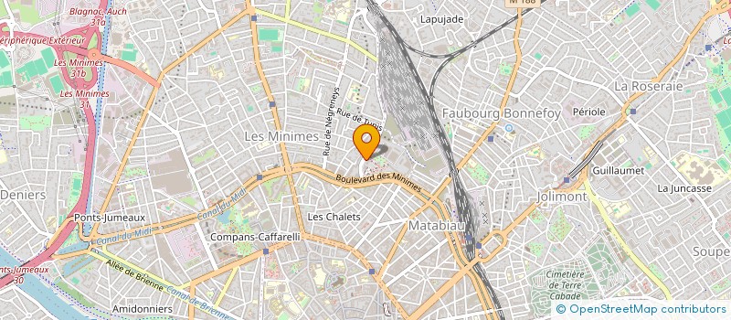 localisation de l'entreprise MONSIEUR CAMILLE PROUST  TOULOUSE