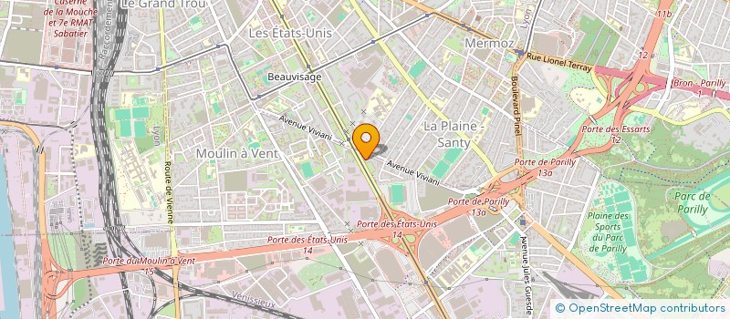 localisation de l'entreprise MONSIEUR CAMILLE RADENAC  VENISSIEUX