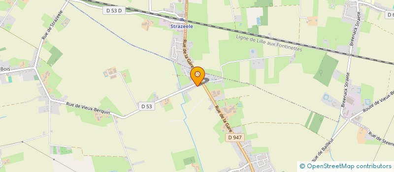 localisation de l'entreprise MONSIEUR CAMILLE RAMEZ  VIEUX-BERQUIN