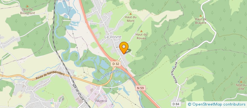 localisation de l'entreprise MONSIEUR CAMILLE RENCKLY  LA VOIVRE