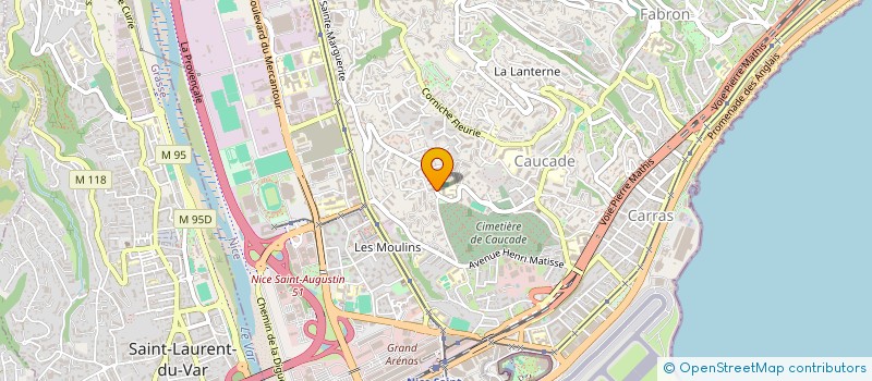 localisation de l'entreprise MONSIEUR CAMILLE RENOU à NICE