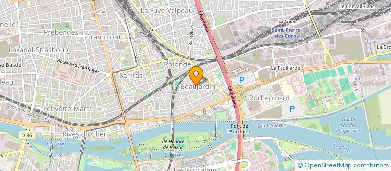 localisation de l'entreprise MONSIEUR CAMILLE RICHOU  TOURS