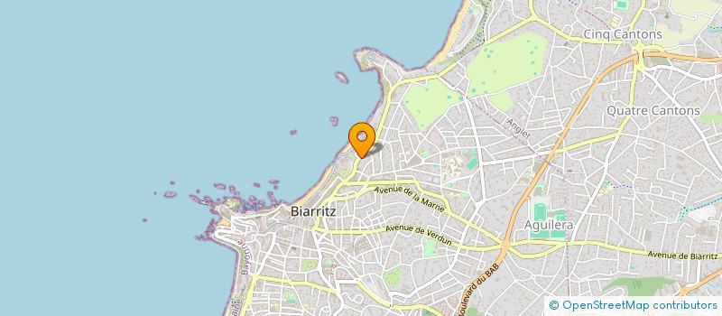 localisation de l'entreprise MONSIEUR CAMILLE RIEUCROS à BIARRITZ