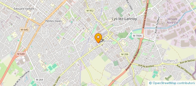 localisation de l'entreprise MONSIEUR CAMILLE RIQUIER  LANNOY