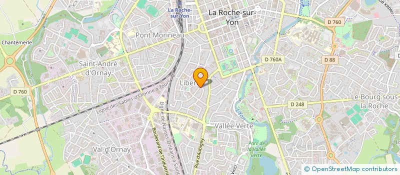 localisation de l'entreprise MONSIEUR CAMILLE ROBIN à LA ROCHE-SUR-YON