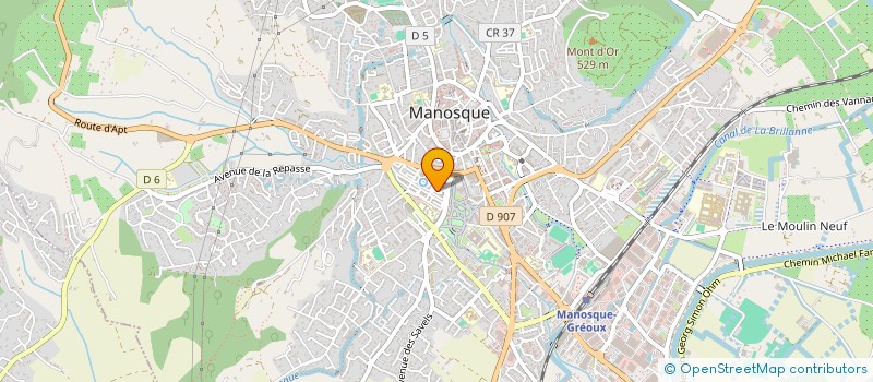 localisation de l'entreprise MONSIEUR CAMILLE-ROBIN NADALET  MANOSQUE