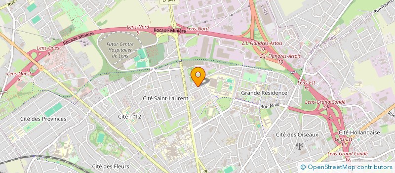 localisation de l'entreprise MONSIEUR CAMILLE ROHART  LENS