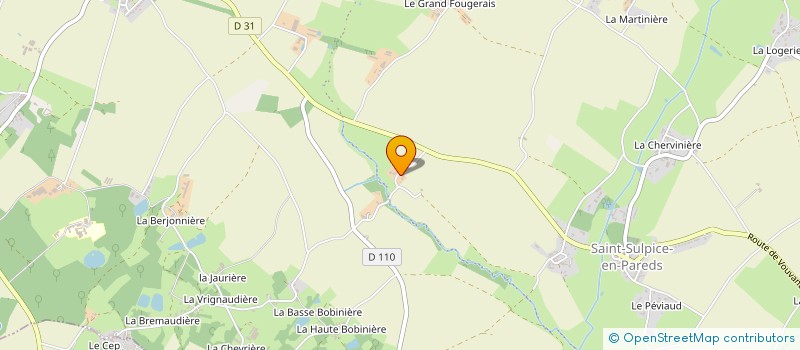 localisation de l'entreprise MONSIEUR CAMILLE RONDEAU à RIVES-DU-FOUGERAIS