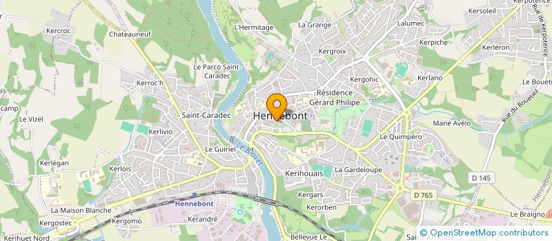 localisation de l'entreprise MONSIEUR CAMILLE ROPERS  HENNEBONT