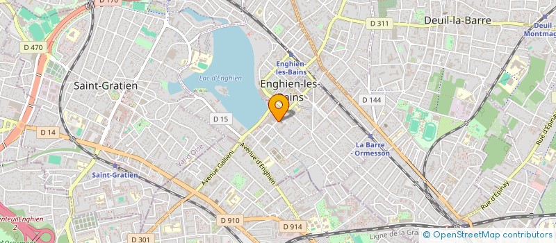 localisation de l'entreprise MONSIEUR CAMILLE RUHLMANN à ENGHIEN-LES-BAINS