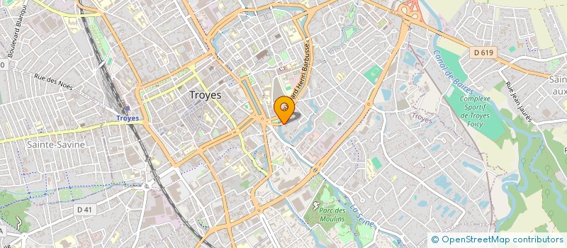 localisation de l'entreprise MONSIEUR CAMILLE SANSAULT à TROYES