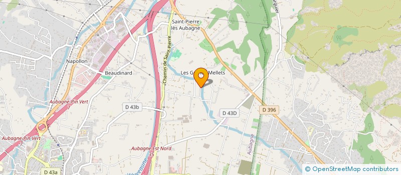 localisation de l'entreprise MONSIEUR CAMILLE SERVANT  AUBAGNE