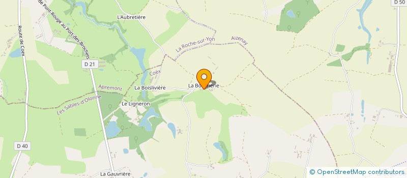 localisation de l'entreprise MONSIEUR CAMILLE SIRE  CHAPELLE-HERMIER (LA)