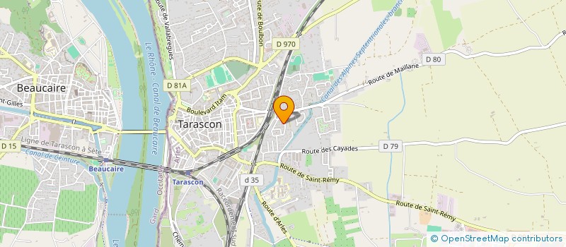 localisation de l'entreprise MONSIEUR CAMILLE SOCCORSI  TARASCON