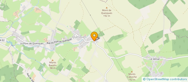 localisation de l'entreprise MONSIEUR CAMILLE TELLIER  QUESQUES