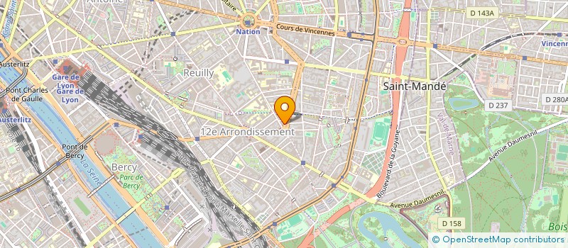 localisation de l'entreprise MONSIEUR CAMILLE TENARD  PARIS