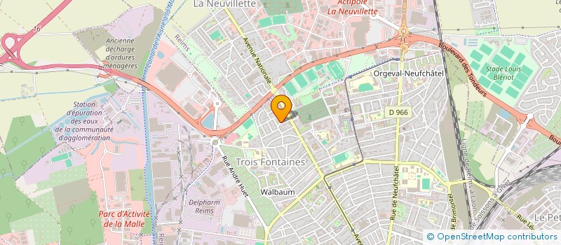 localisation de l'entreprise MONSIEUR CAMILLE THIBERT  REIMS