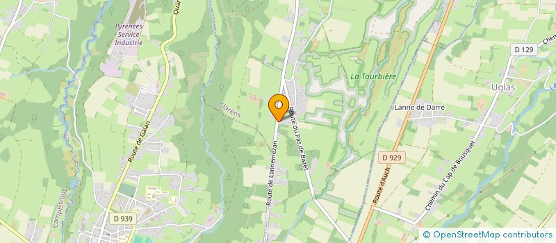 localisation de l'entreprise MONSIEUR CAMILLE THIERRY LACAZE  CLARENS