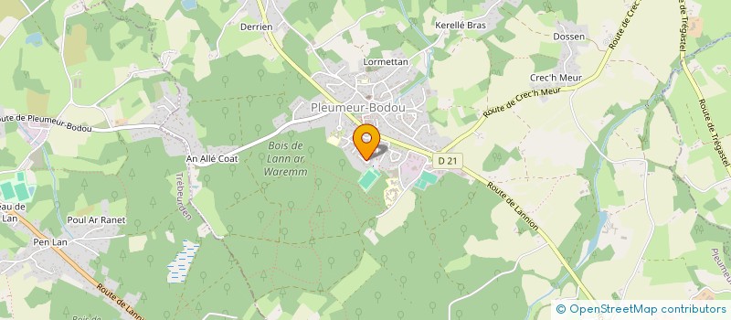 localisation de l'entreprise MONSIEUR CAMILLE TIMBERT  PLEUMEUR-BODOU