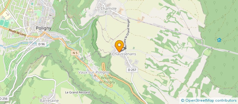 localisation de l'entreprise MONSIEUR CAMILLE TRESY  CHAUSSENANS