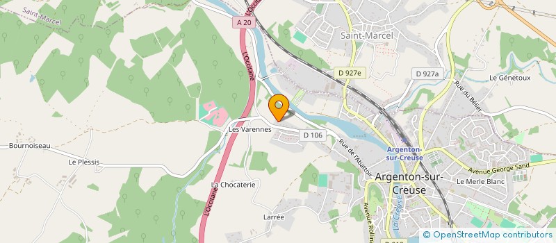 localisation de l'entreprise MONSIEUR CAMILLE TRINQUART à ARGENTON-SUR-CREUSE