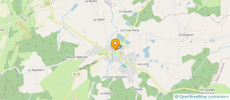 localisation de l'entreprise MONSIEUR CAMILLE VAUDELLE à LES CARS