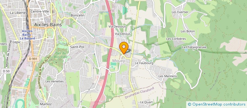 localisation de l'entreprise MONSIEUR CAMILLE VERDURAND  GRESY-SUR-AIX