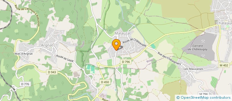 localisation de l'entreprise MONSIEUR CAMILLE VERSEPUY  MARSAT