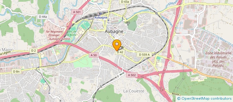 localisation de l'entreprise MONSIEUR CAMILLE VILATTE à AUBAGNE