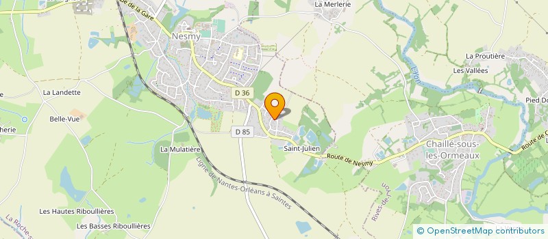 localisation de l'entreprise MONSIEUR CAMILLE VIOLEAU à NESMY