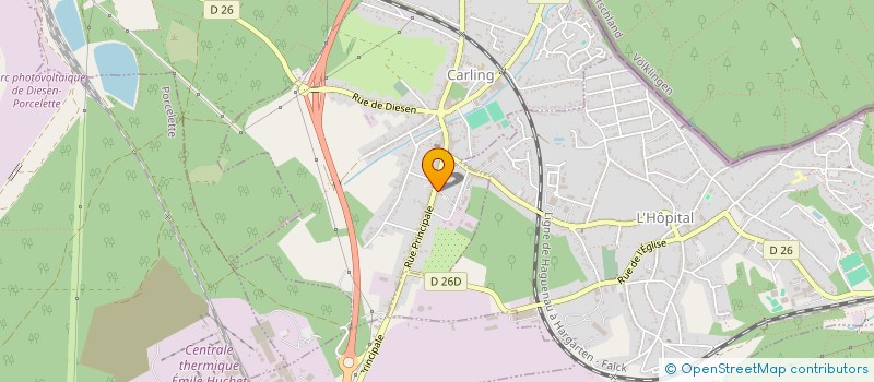 localisation de l'entreprise MONSIEUR CAMILLE ZEIGIN  CARLING