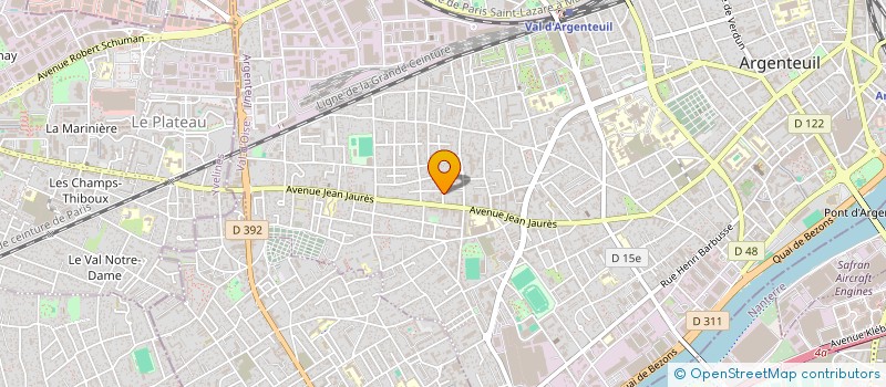 localisation de l'entreprise MONSIEUR CAMILLO DE SA  ARGENTEUIL