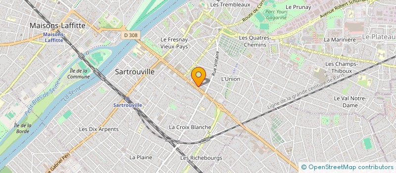 localisation de l'entreprise MONSIEUR CAMILLO VAZ à SARTROUVILLE