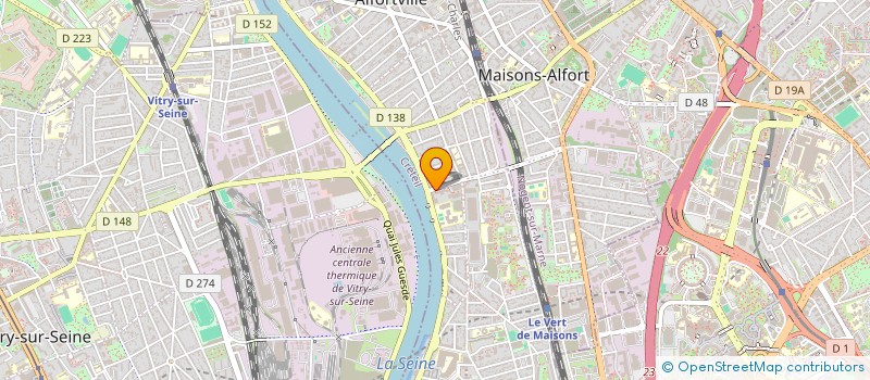 localisation de l'entreprise MONSIEUR CAMILO CAICEDO FLERCHER  ALFORTVILLE