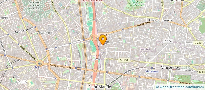 localisation de l'entreprise MONSIEUR CAMILO HONORES à MONTREUIL