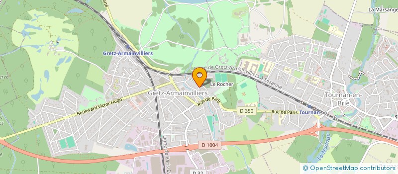 localisation de l'entreprise MONSIEUR CAMILO MENDES GOMES  GRETZ-ARMAINVILLIERS