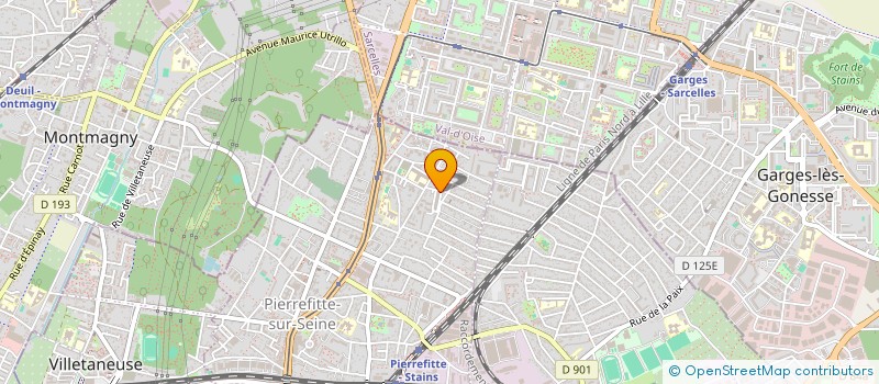 localisation de l'entreprise MONSIEUR CAMILO QUIROZ  PIERREFITTE-SUR-SEINE