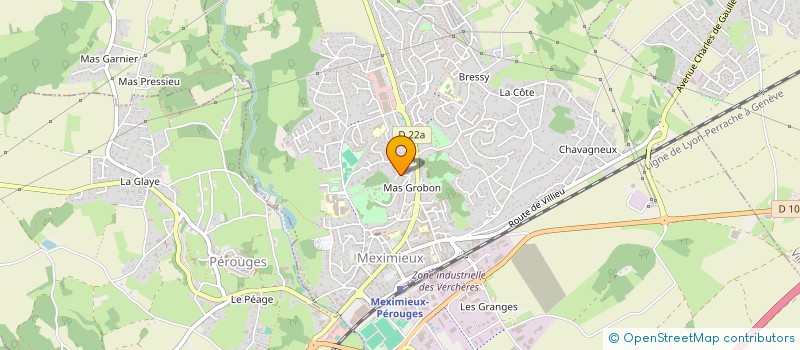 localisation de l'entreprise MONSIEUR CAMPBELL POPIN à MEXIMIEUX